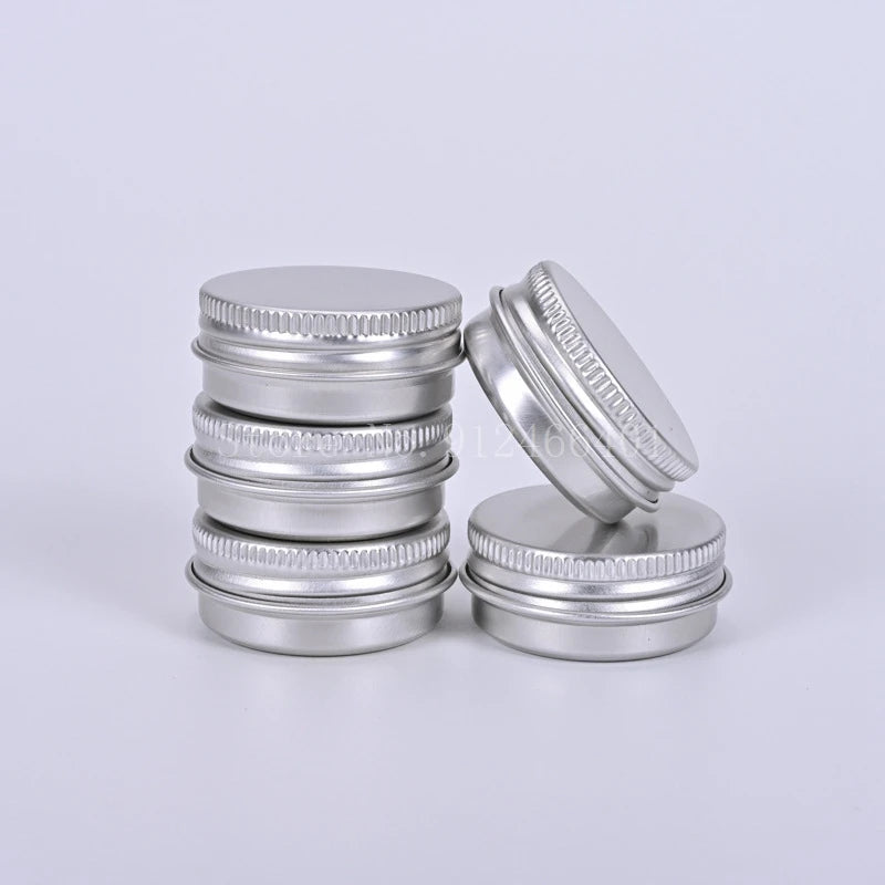 Empty Aluminum Tins with Screw Lids — Salve, Balm & Cosmetic Containers
