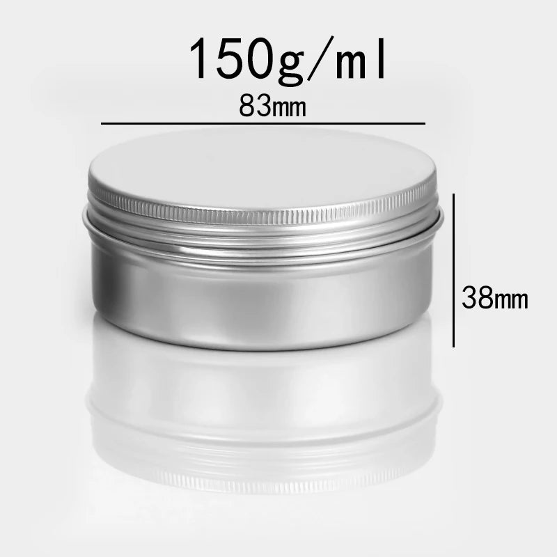 Empty Aluminum Tins with Screw Lids — Salve, Balm & Cosmetic Containers