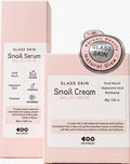 DEARBOO Glass Skin Snail Cream and Snail Serum - front of boxes