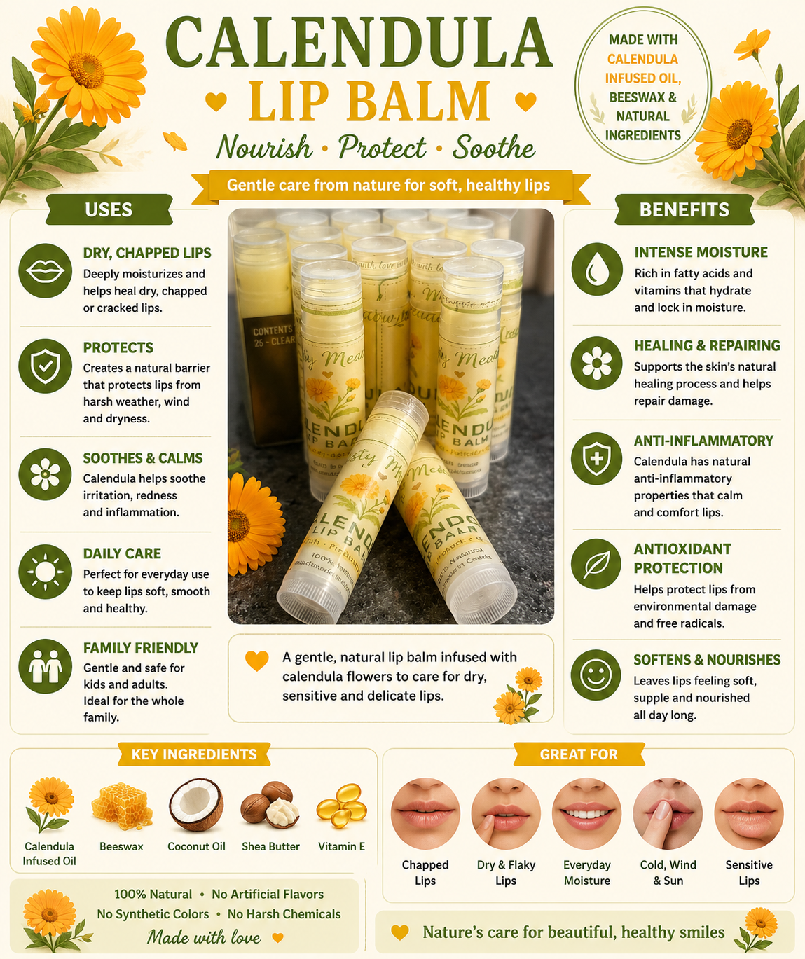 Calendula Lip Balm
