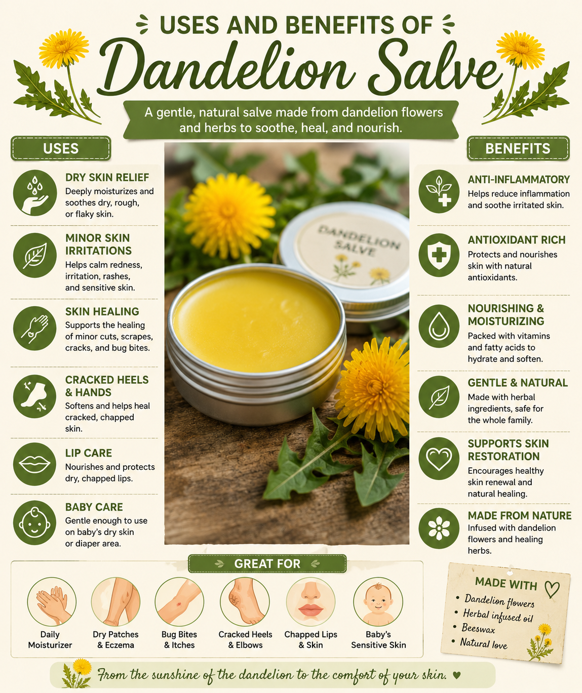 Dandelion Herbal Salve