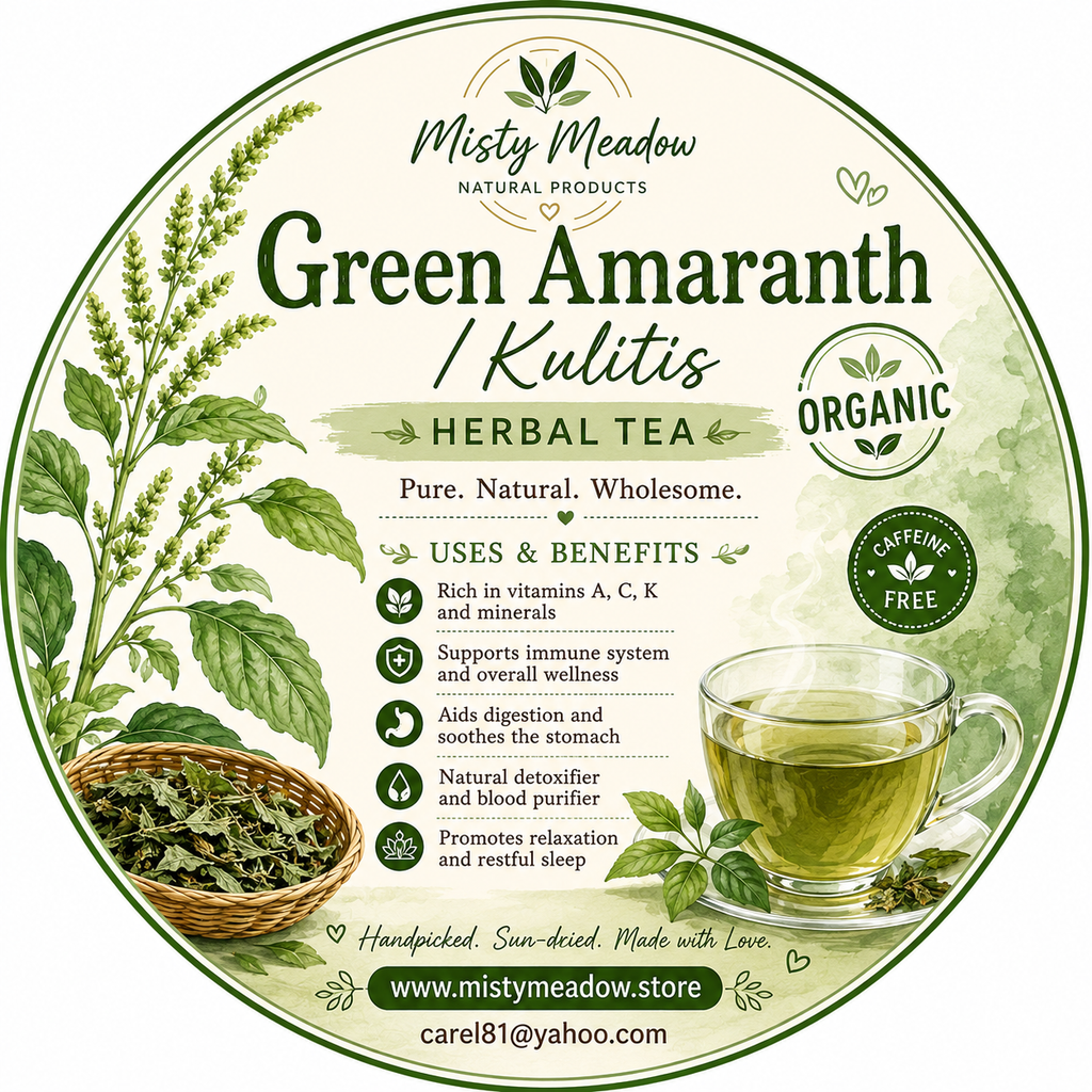 Green Amaranth/Kulitis Organic Herbal Tea (2 packs - 12 pcs in 1 pack)
