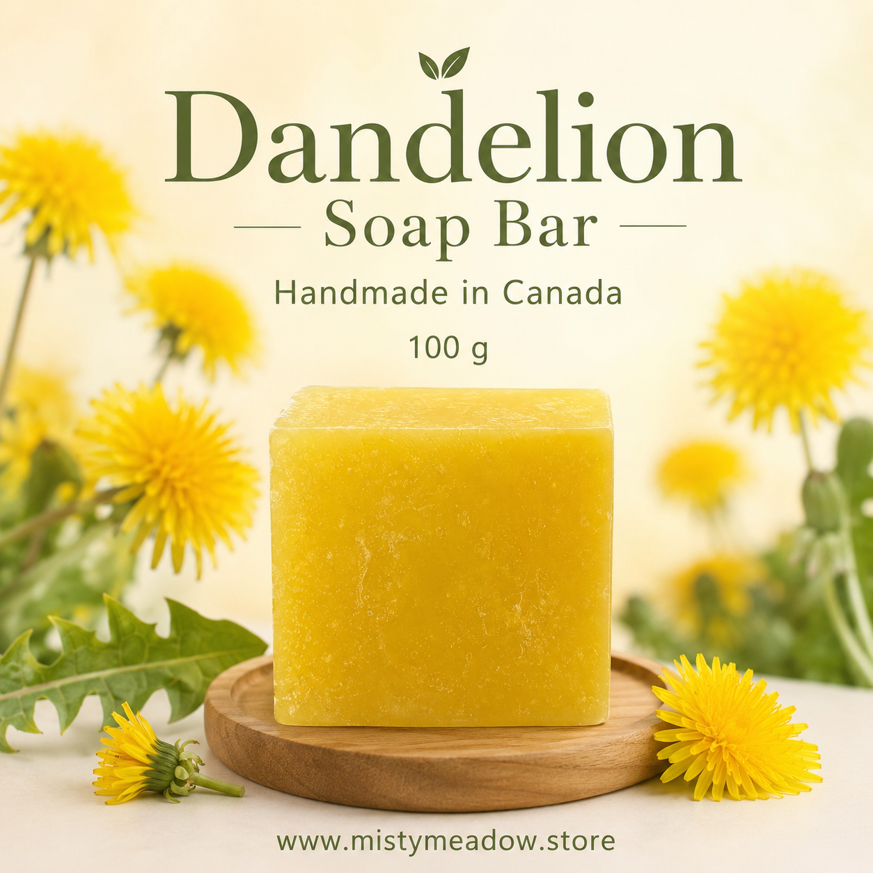 Dandelion Soap Bar Organic (3 pcs)