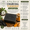 Charcoal Turmeric Soap Bar (3 pcs)