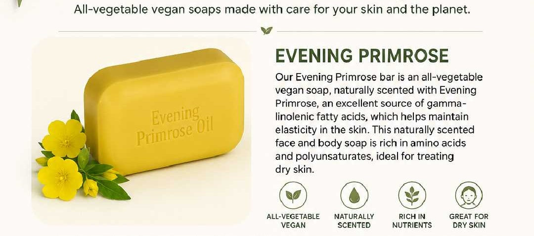 Evening Primrose Soap Bar (2 pcs)